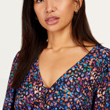 Little Mistress Animal Print Mini Dress