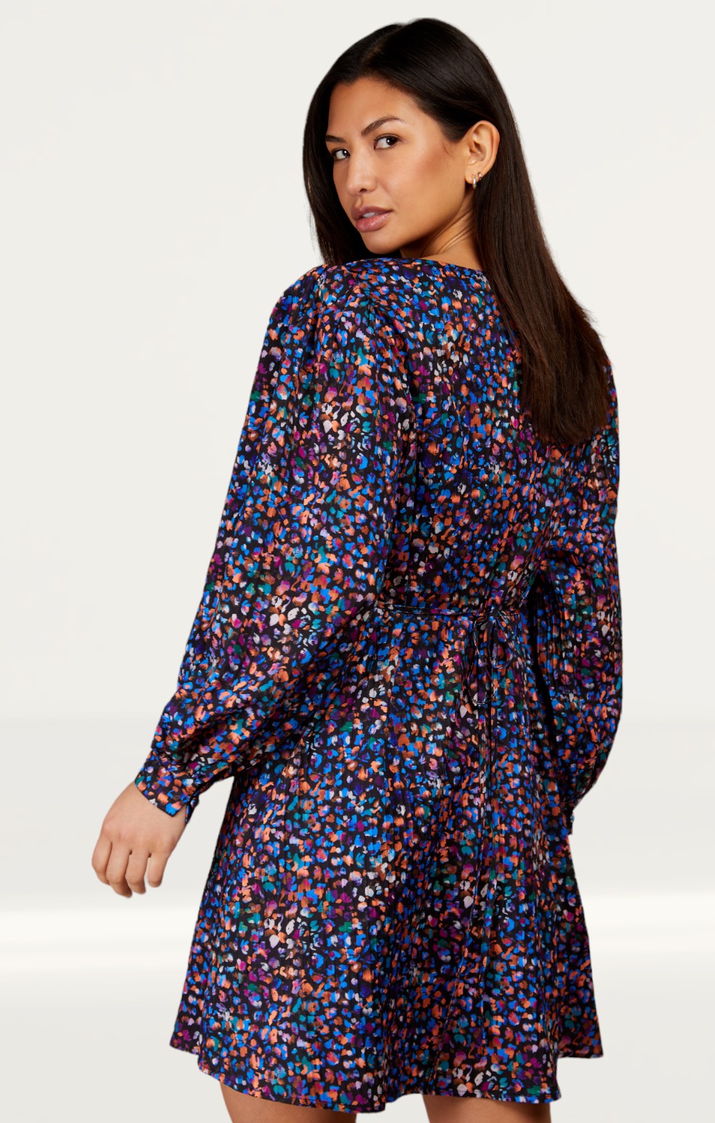 Little Mistress Animal Print Mini Dress