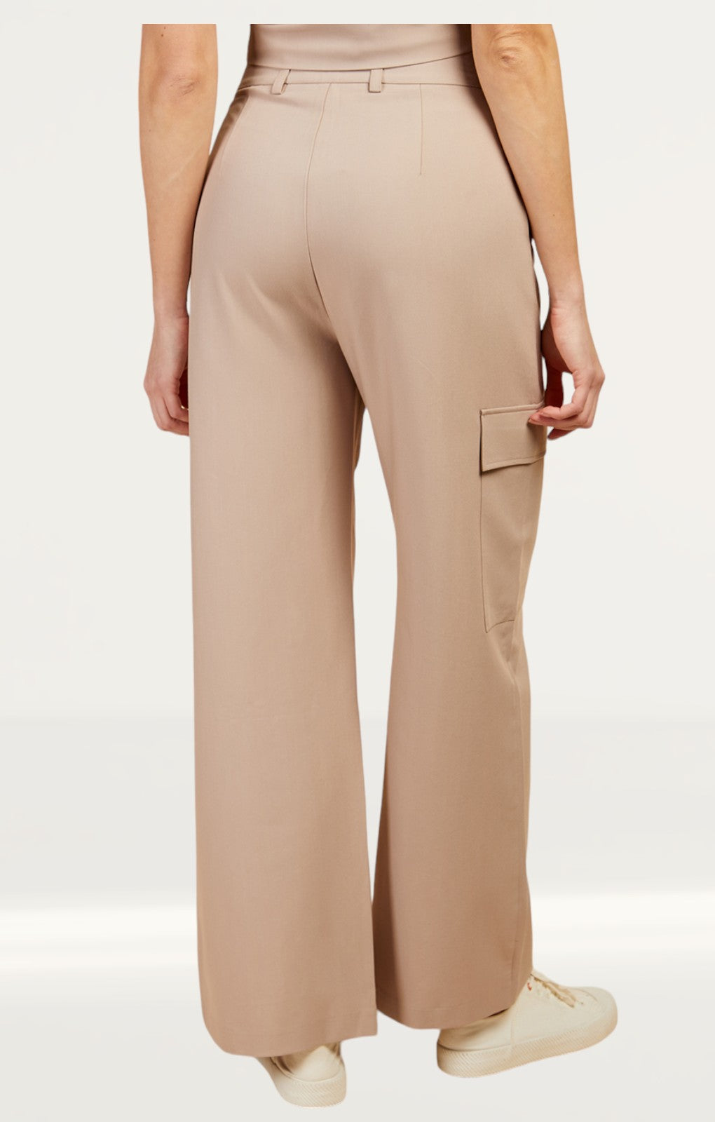 Little Mistress Mink Cargo Trousers by Vogue Williams