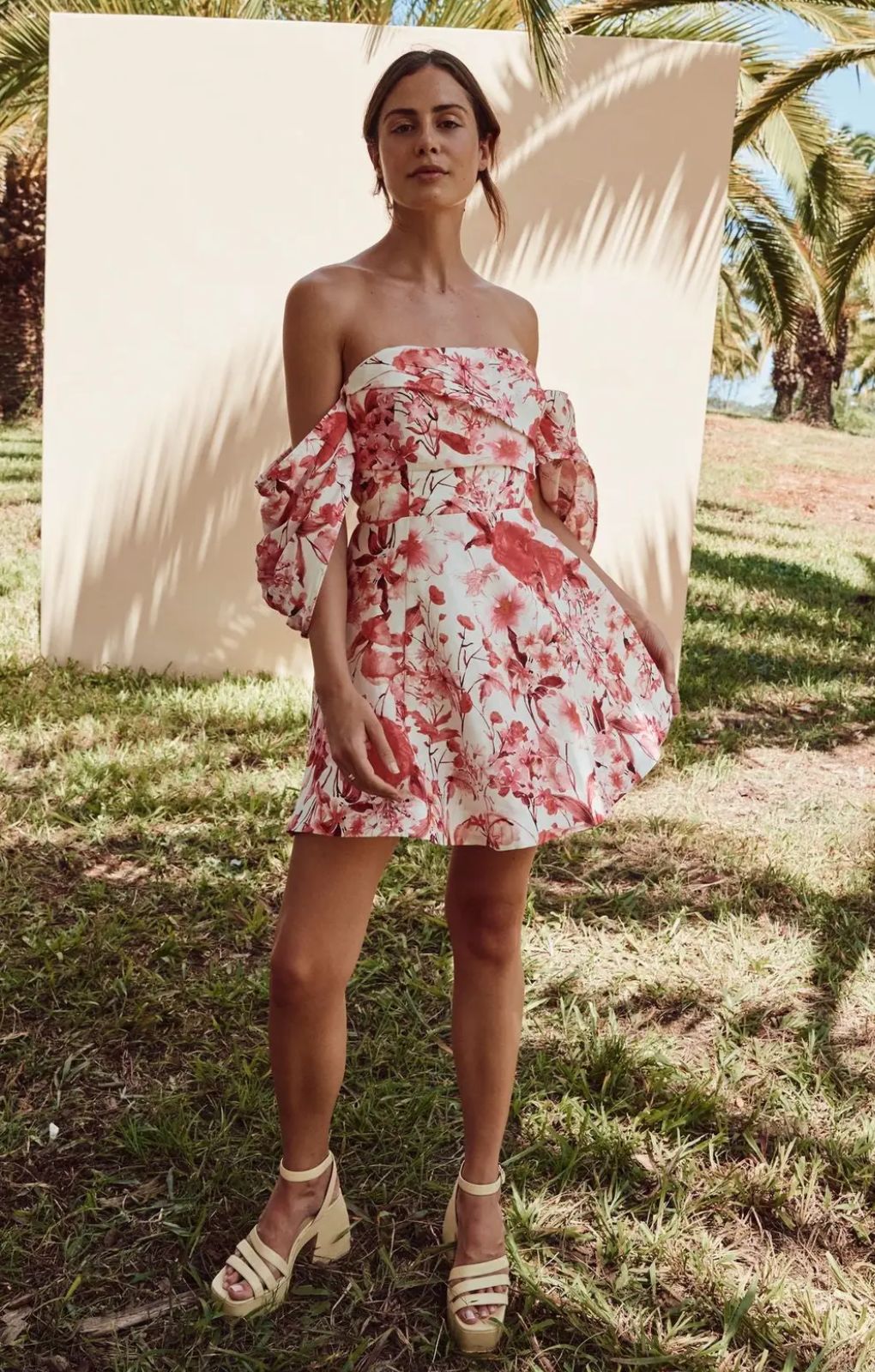 Rent Talulah Dahlia Floral Mini Dress | Hirestreet