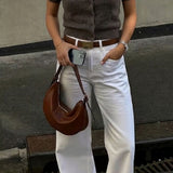 Glamorous Brown Marl Short Sleeve Cardigan