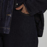 Glamorous Dark-Indigo Wide-Leg Jeans