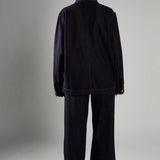 Glamorous Dark-Indigo Wide-Leg Jeans