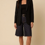 Nobody's Child Dark Denim Bermuda Shorts