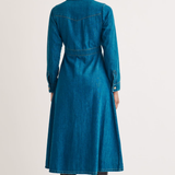 Nobody's Child Denim Graceland Midi Shirt Dress