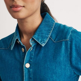 Nobody's Child Denim Graceland Midi Shirt Dress