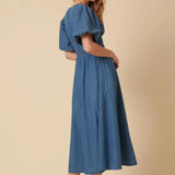 Nobody's Child Denim Sunni Midi Dress