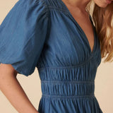 Nobody's Child Denim Sunni Midi Dress