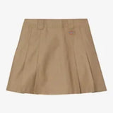 Dickies Elizaville Pleated Skirt In Khaki