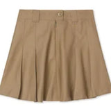 Dickies Elizaville Pleated Skirt In Khaki