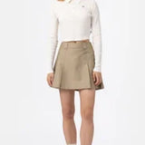Dickies Elizaville Pleated Skirt In Khaki
