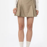 Dickies Elizaville Pleated Skirt In Khaki