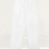 Dickies Phoenix Cropped Trousers In White