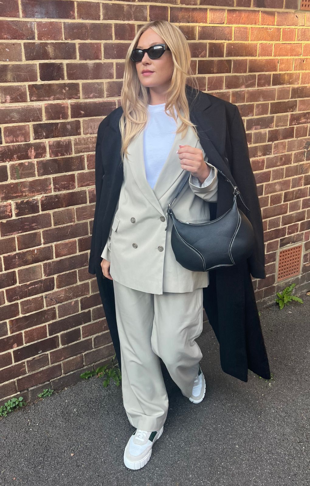 Miss Selfridge Satin Panel Trouser In Khaki
