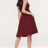 Dress The Population Catalina Burgundy Dress