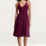 Dress The Population Alicia Dark Magenta Dress