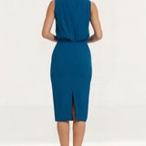 Dress The Population Amada Peacock Blue Dress