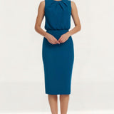 Dress The Population Amada Peacock Blue Dress
