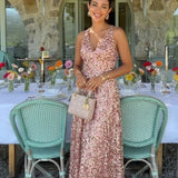 Dress The Population Ariyah Maxi Dress in Blush