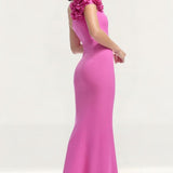 Dress The Population Aubrielle Bright Fuchsia Dress