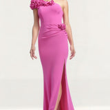 Dress The Population Aubrielle Bright Fuchsia Dress