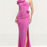 Dress The Population Aubrielle Bright Fuchsia Dress