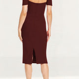 Dress The Population Bailey Burgundy Dress