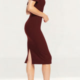 Dress The Population Bailey Burgundy Dress