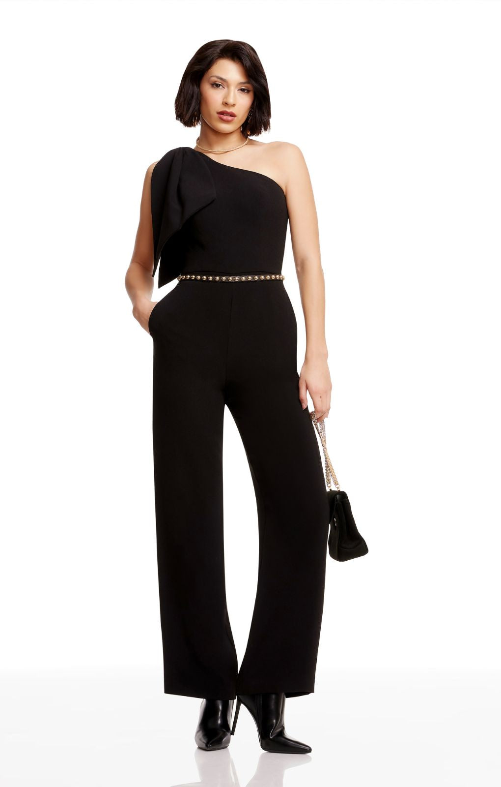 dress the population black jumpsuit Dress the Population Jumpsuits & Rompers for Women