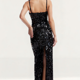 Dress The Population Cammie Black Maxi Dress