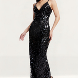 Dress The Population Cammie Black Maxi Dress