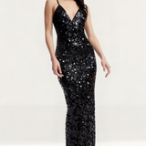 Dress The Population Cammie Black Maxi Dress