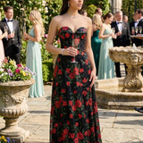 Dress The Population Daven Rouge Multi Maxi Dress