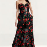 Dress The Population Daven Rouge Multi Maxi Dress