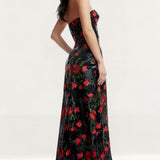 Dress The Population Daven Rouge Multi Maxi Dress