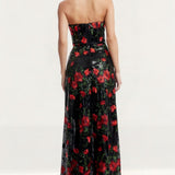 Dress The Population Daven Rouge Multi Maxi Dress