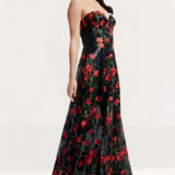 Dress The Population Daven Rouge Multi Maxi Dress