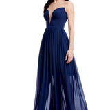 Dress The Population Eleanor Navy Dress
