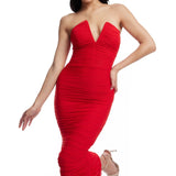 Dress The Population Ferra Red Dress