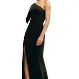 Dress The Population Georgina One Shoulder Black Dress