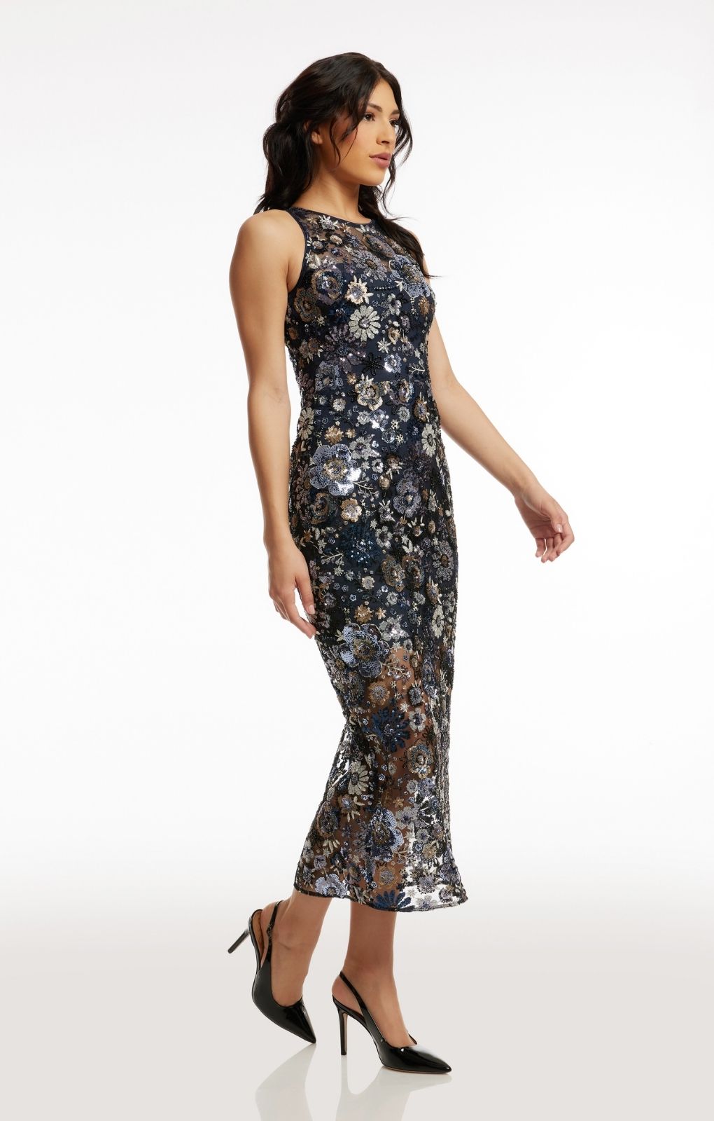 dress the population helena Amazon.com: Dress the Population Women's Helena Embroidered Tulle Flowers with Beaded Leaves On Tulle, Midi, Bodycon, Halter Neck Dress, Champagne Multi, XX-Small : Clothing, Shoes & Jewelry