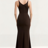 Dress The Population Iris Mocha Maxi Dress