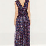 Dress The Population Jaclyn Dark Magenta Maxi Dress