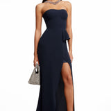 Dress The Population Kai Navy Dress