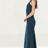 Dress The Population Leighton Peacock Blue Maxi Dress