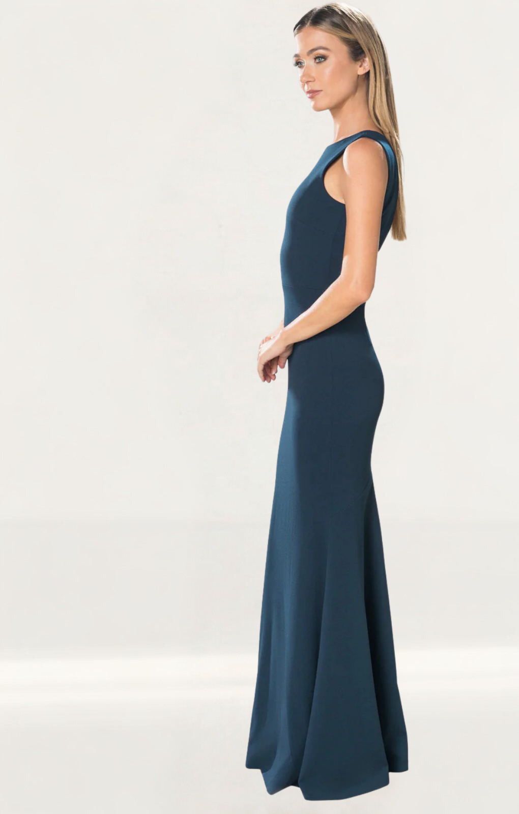 dress the population peacock blue Sawyer Dress XS / PEACOCK BLUE M
