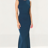 Dress The Population Leighton Peacock Blue Maxi Dress