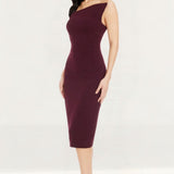 Dress The Population Milan Port Midi Dress