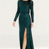 Dress The Population Mischa Deep Emerald Maxi Dress