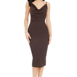 Dress The Population Nikki Mocha Dress